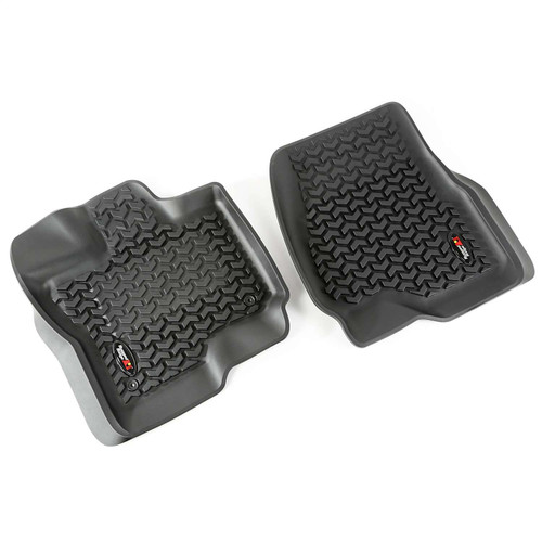 Rugged Ridge® Black Front and Rear Floor Liner Kit | 82987.05 | Free Shipping!