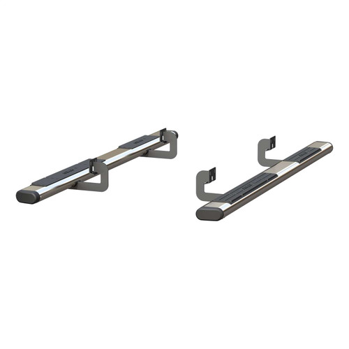 Aries® Stainless  The Standard 6 in. Oval Nerf Bar w/Mounting Brackets | 4444019 | Free Shipping!