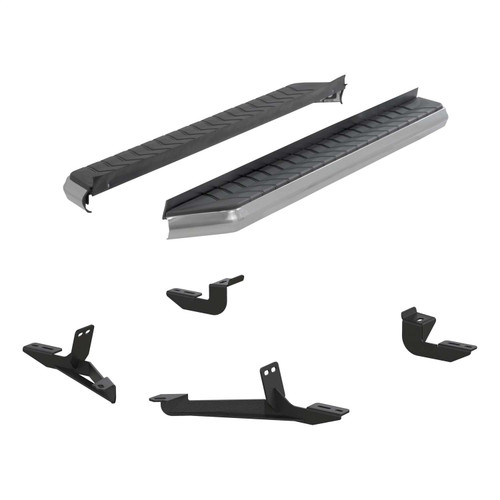 Aries® Stainless  AeroTread Running Boards w/Mounting Brackets | 2051018 | Free Shipping!