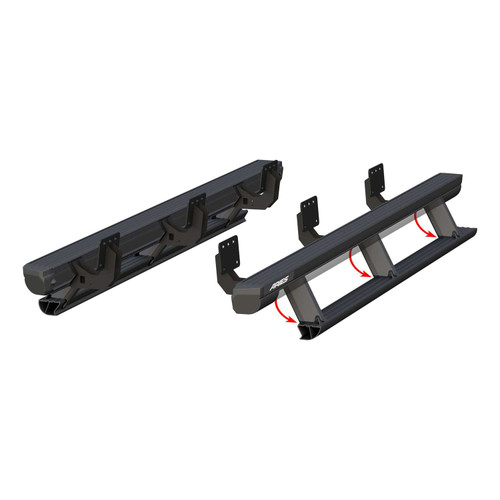 Aries® Black  ActionTrac Powered Running Boards | 3048314 | Free Shipping!