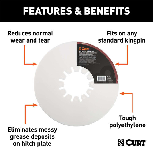 Curt® | 16721 | Fifth Wheel Lube Plate