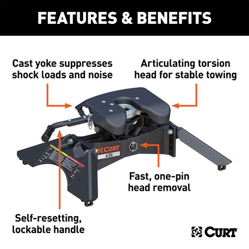 Curt® | 16190 | A30 5th Wheel Hitch
