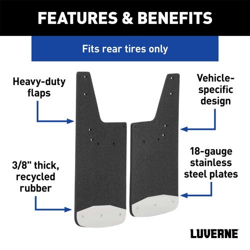 Luverne® | 251451 | Textured Rubber Mud Guards