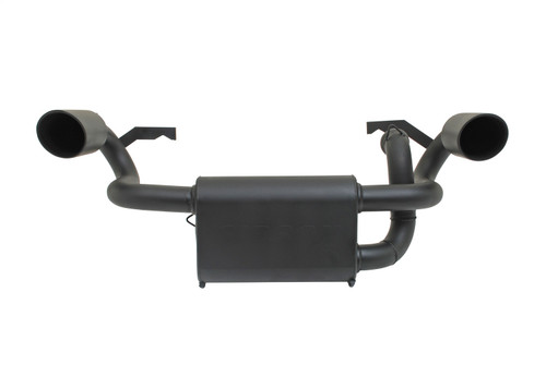 Gibson Performance Polaris UTV Dual Exhaust; Black Ceramic | BFBL 98024