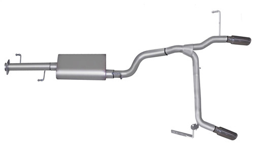 Gibson Performance Cat-Back Dual Split Exhaust System; Aluminized | BFBL 18808