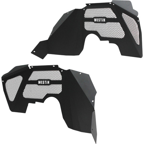 Westin Inner Fenders. Front. Pair. Steel w/Textured Black Finish. | BCTC 62-11005