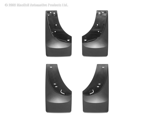 Weathertech MudFlap No-Drill DigitalFit MudFlap Kit Black | BHTJ 110005-120005