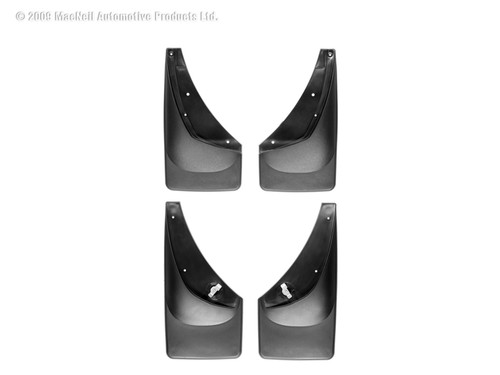 Weathertech MudFlap No-Drill DigitalFit MudFlap Kit Black | BHTJ 110006-120006