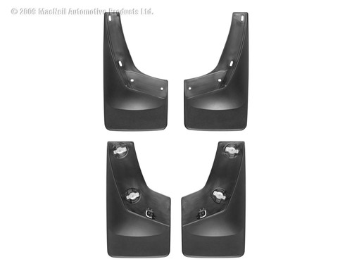 Weathertech MudFlap No-Drill DigitalFit MudFlap Kit Black | BHTJ 110011-120011