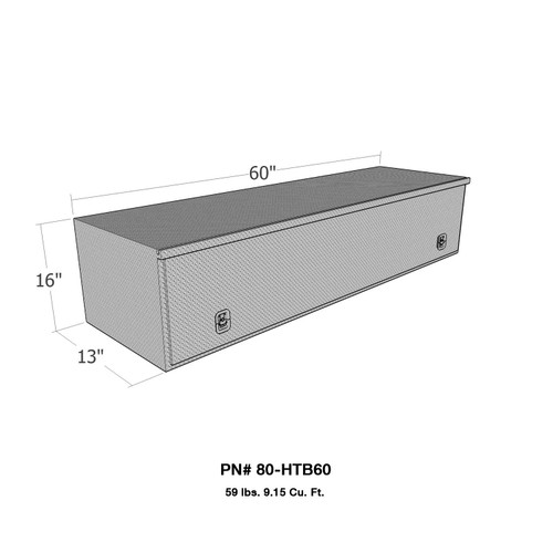 Westin® | 80-HTB60 | Brute HD TopSider Tool Box