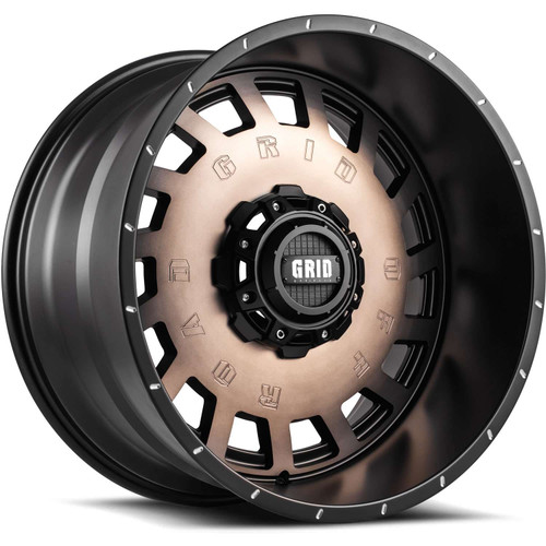 Grid Off-Road® GD03 Wheels Rims 20x9 8x6.5 (8x165.1) Matte Black Dark Tint 15 | GD03-20090865D1525