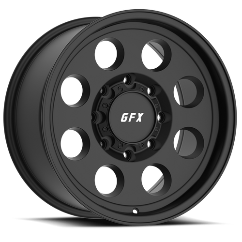 DOORBUSTER PRICING! - G-Fx Tr16 Wheel 18x9 8x165.1 Matte Black 12mm | T16 890-8165-12 MB