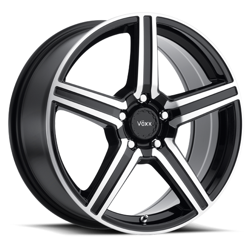 DOORBUSTER PRICING! - Voxx Como Wheel 17x7.5 5x112 & 5x120 Gloss Black Machined 40mm | COM 775-5003-40 GBM