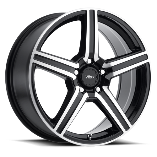 DOORBUSTER PRICING! - Voxx Como Wheel 18x8 5x112 & 5x120 Gloss Black Machined 45mm | COM 880-5003-45 GBM