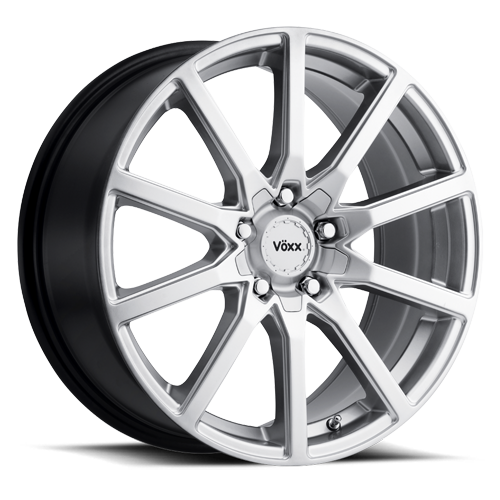 DOORBUSTER PRICING! - Voxx Este Wheel 17x7.5 5x100 & 5x114.3 Bright Silver 40mm | EST 775-5001-40 S