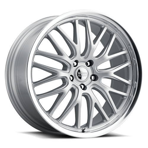 DOORBUSTER PRICING! - Voxx Masi Wheel 18x8 5x112 Silver w/ Mirror Machined Lip 45mm | MAS 880-5112-45 SML