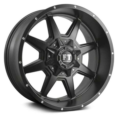 Full Throttle?« FT2 Wheels Rims 20x12 6x135 6x5.5 (6x139.7) Satin Black -44  | FT220121213513944SB