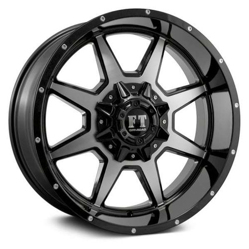 Full Throttle?« FT2 Wheels Rims 20x12 6x135 Black Machined -44  | FT22012613544BP