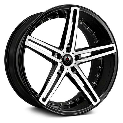 Marquee Wheels?« M5334 Wheels Rims 22x10.5 5x120 Black Machined 40 | 533422105512040BP