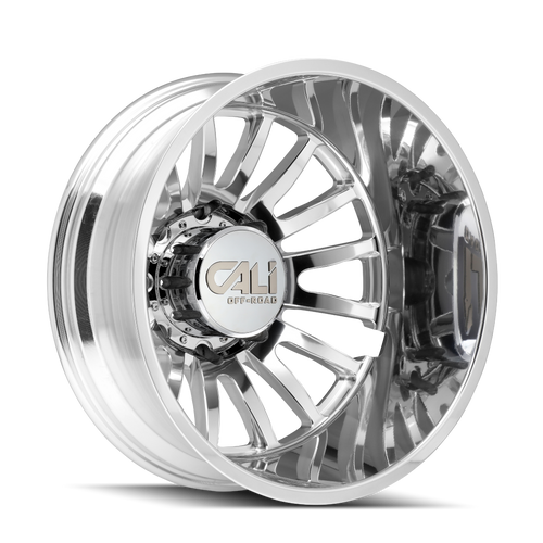 Cali Off-Road Dually Summit  Wheels Rims 20x8.25 8x200 Polished -192mm