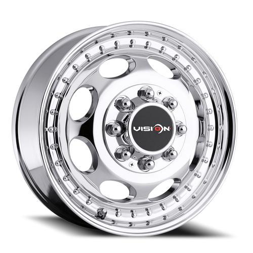 Vision Hauler 181 Dually Wheel 19.5x6.75 8x165.1 Chrome 102mm | 181Z9681CF125
