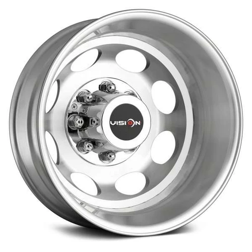 Vision® Hauler Duallie 181Z Rear Dually Wheels Rims 19.5x6.75 8x6.5 (8x165.1) Machined -143  | 181Z9681MR125NR