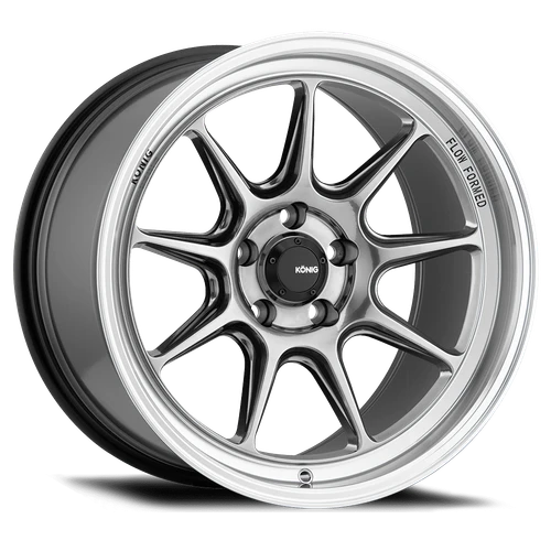 Konig 105M Countergram Wheels Rims 17x8 5x120 Hyper Chrome W/Machined Lip 35mm | 105M-CT8752035C