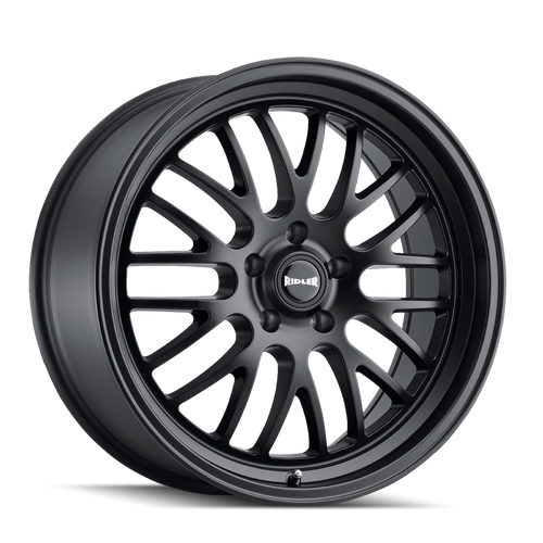 Ridler 607 Wheels Rims 18x8 5x114.3 Matte Black 0mm | 607-8865MB