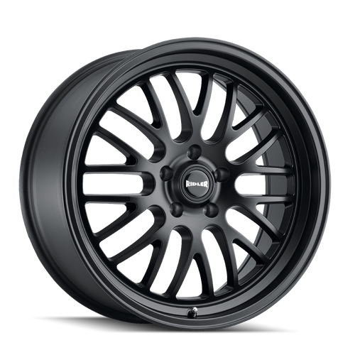 Ridler 607 Wheels Rims 18x8 5x114.3 Matte Black 0mm | 607-8865MB