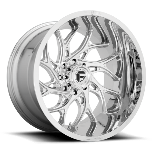 Fuel D740 Runner Wheel 24x12 6x139.7 Chrome -44mm - MINIMUM PURCHASE OF 4 WHEELS | D74024208447