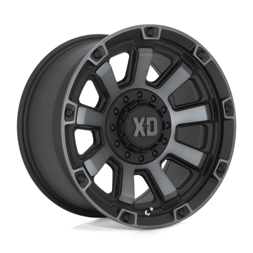 Xd Series Gauntlet Xd852 Wheels Rims 20x10 8x6.5 (8x165.1) Black Gray Tint -18 | XD85221080418N