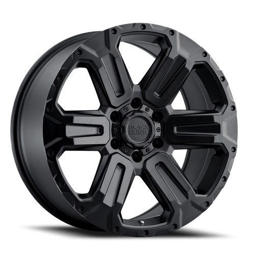Black Rhino Wanaka Wheel 20x9 5x127 Matte Black -18mm - FREE T-SHIRT INCLUDED! | 2090WKA-85127M71