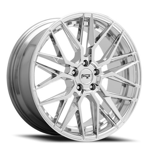 Niche M249 Gamma Wheel 20x9 5x115 Chrome 18mm - FREE T-SHIRT INCLUDED! | M249209090+18