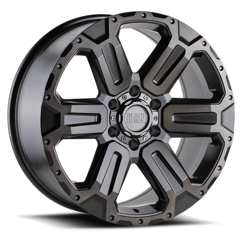 Black Rhino Wanaka Wheel 20x9 6x114.3 Matte Gunmetal w/ Brushed Face & Gunmetal Tint 35mm | 2090WKA356114G76