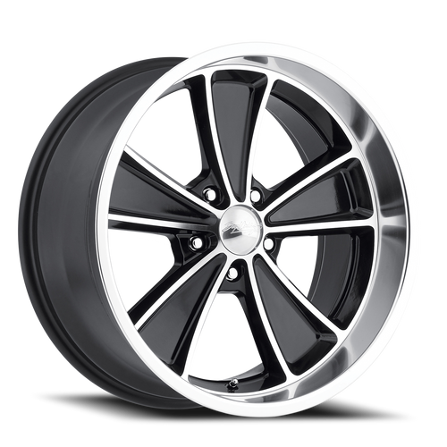 Boyd Coddington Bc2Mb Speedster Wheel 18x7 5x120.65 Gloss Black w/ Machined Face & Diamond Lip 0mm - FREE T-SHIRT INCLUDED! | BC2-876140B