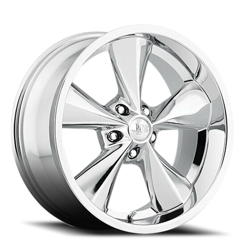 Boyd Coddington Bc1C Junkyard Dog Wheel 18x8 5x120.65 Chrome 0mm - FREE T-SHIRT INCLUDED! | BC1-886145C