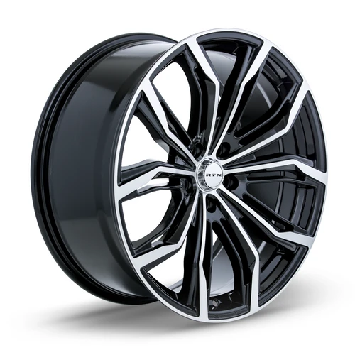 Rtx Black Widow Wheels Rims 16x7 5x105 Black Machined 38mm | 82416