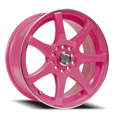 DOORBUSTER PRICING! - Rtx Ink Wheel 16x7 5x105 & 5x114.3 Pink Machined 42mm | 81119