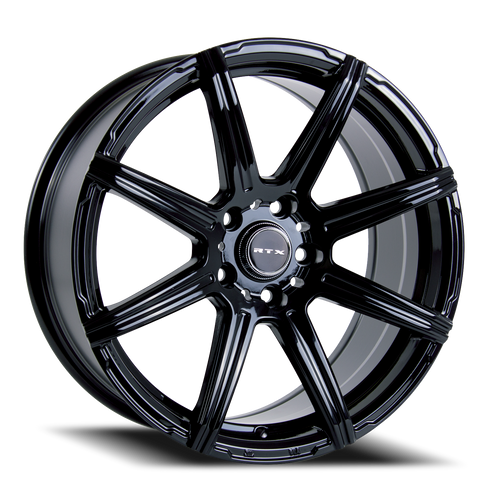 DOORBUSTER PRICING! - Rtx Compass Wheel - 16x7 5x114.3 Gloss Black 38mm | 81551