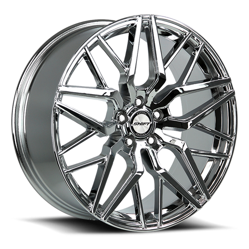 DOORBUSTER PRICING! - Shift H33 Spring Wheel 20x8.5 5x108 Chrome 35mm - FREE T-SHIRT INCLUDED! | H33050832