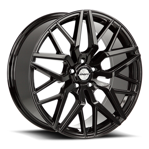 DOORBUSTER PRICING! - Shift H33 Spring Wheel 22x9 5x115 Gloss Black 15mm - FREE T-SHIRT INCLUDED! | H33251515GB