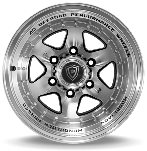 White Diamond® Wr3910 Wheels Rims 16x10 6x5.5 (6x139.7) Black Machined -44  | 39101610613944BP