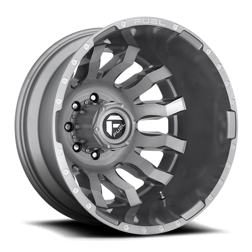 Fuel D693 Blitz Dually Wheel 20x8.25 8x165.1 Platinum -265mm | D69320828D45