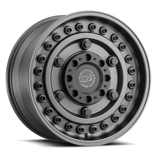Black Rhino Powersports Armory Atv Utv Wheel 15x7 4x110 Gun Black 51mm | 1570ARY514110G80