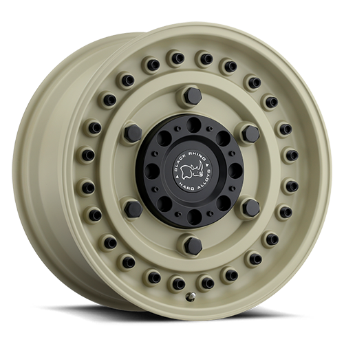 Black Rhino Powersports Armory Atv Utv Wheel 14x7 4x156 Desert Sand 36mm | 1470ARY364156D32