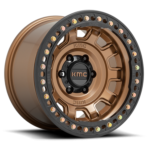 Kmc Km236 Tank Beadlock Wheel 17x9 8x170 Matte Bronze -38mm - FREE T-SHIRT INCLUDED! | KM23679087638N