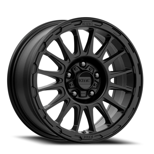 Kmc Km542 Impact Wheel 17x8 5x114.3 Satin Black 35mm - FREE T-SHIRT INCLUDED! | KM54278012735