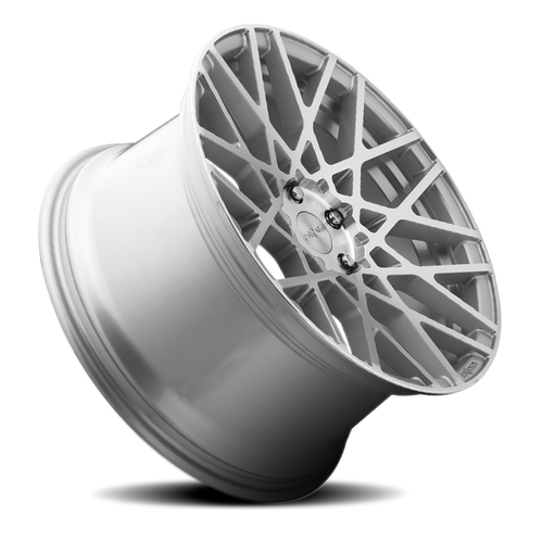 Rotiform R110 Blq 18x8.5 5x112 Silver Machined 35mm Wheels