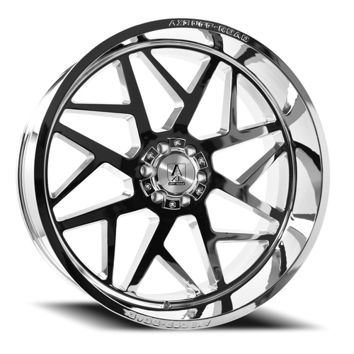 DOORBUSTER PRICING! - Axe Nemesis Wheel 24x12 8x165.1 Chrome -44mm - MINIMUM PURCHASE OF 4 WHEELS - FREE T-SHIRT INCLUDED! | 24128165-44NEMCH