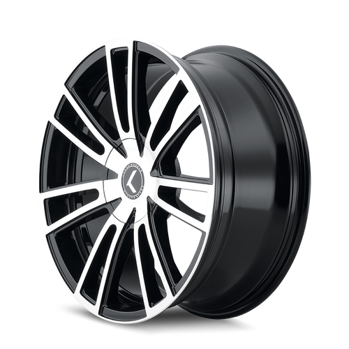 Kraze Kr183 Spectra Wheels Rims 20x8.5 5x110 5x127 Gloss Black